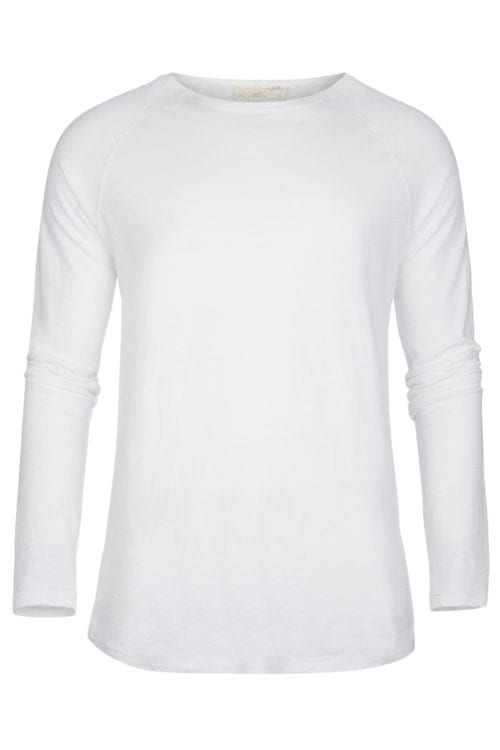 Basic Long Sleeve T’Shirt Eivissa – White