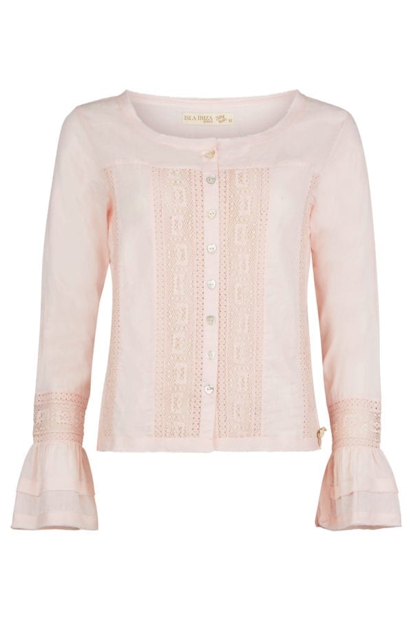 Laced Blouse Aiyanna - Pink