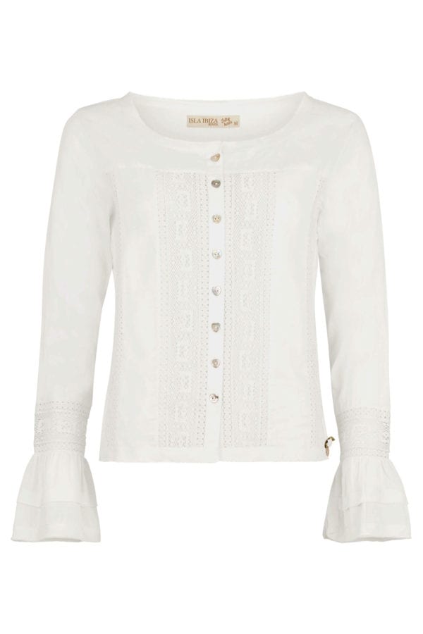Laced Blouse Aiyanna - White