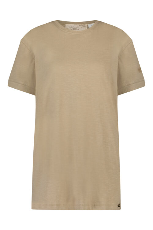 Basic Short Sleeve T’Shirt Eivissa Sand – Brown