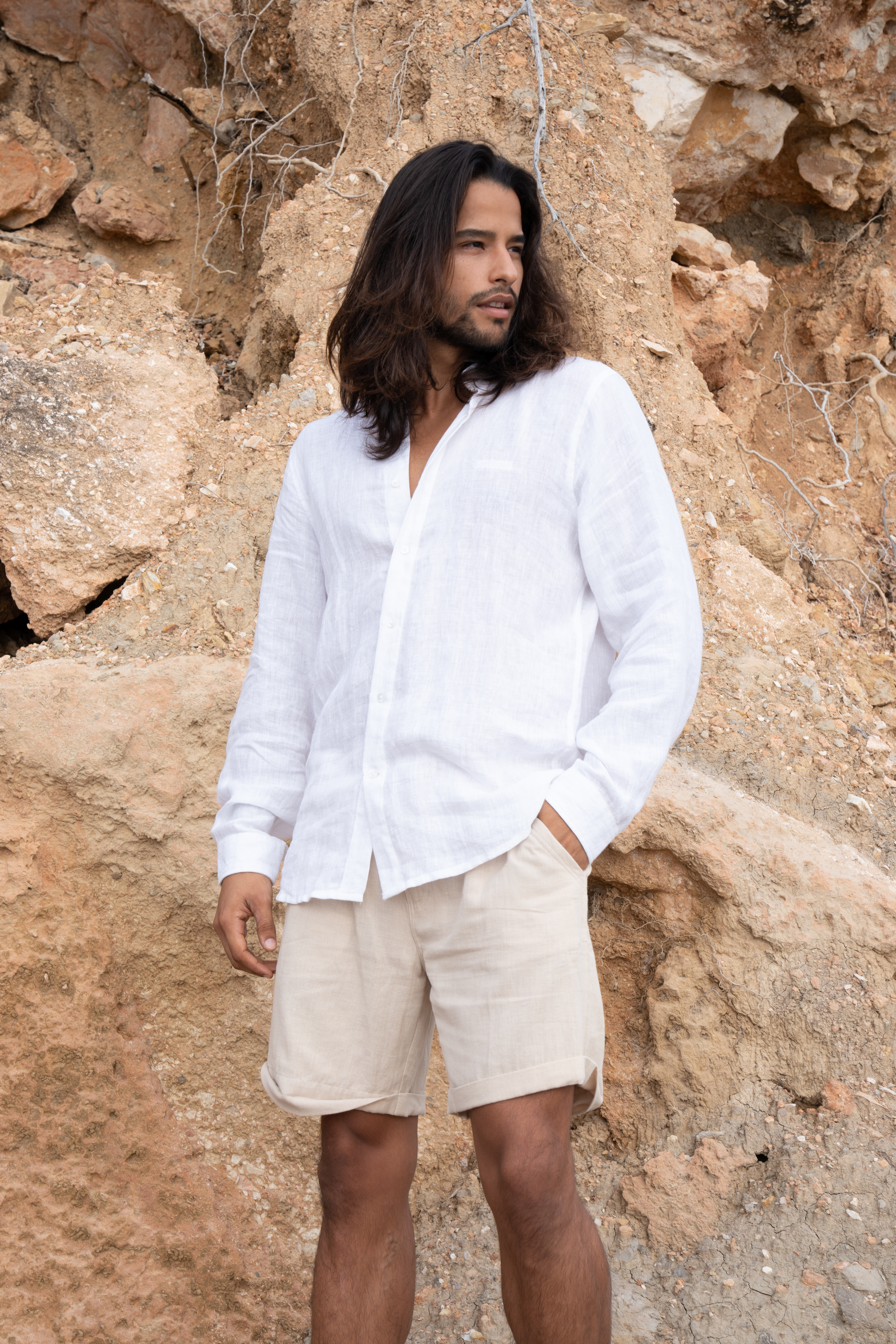 Men's Shirt Formentera - White