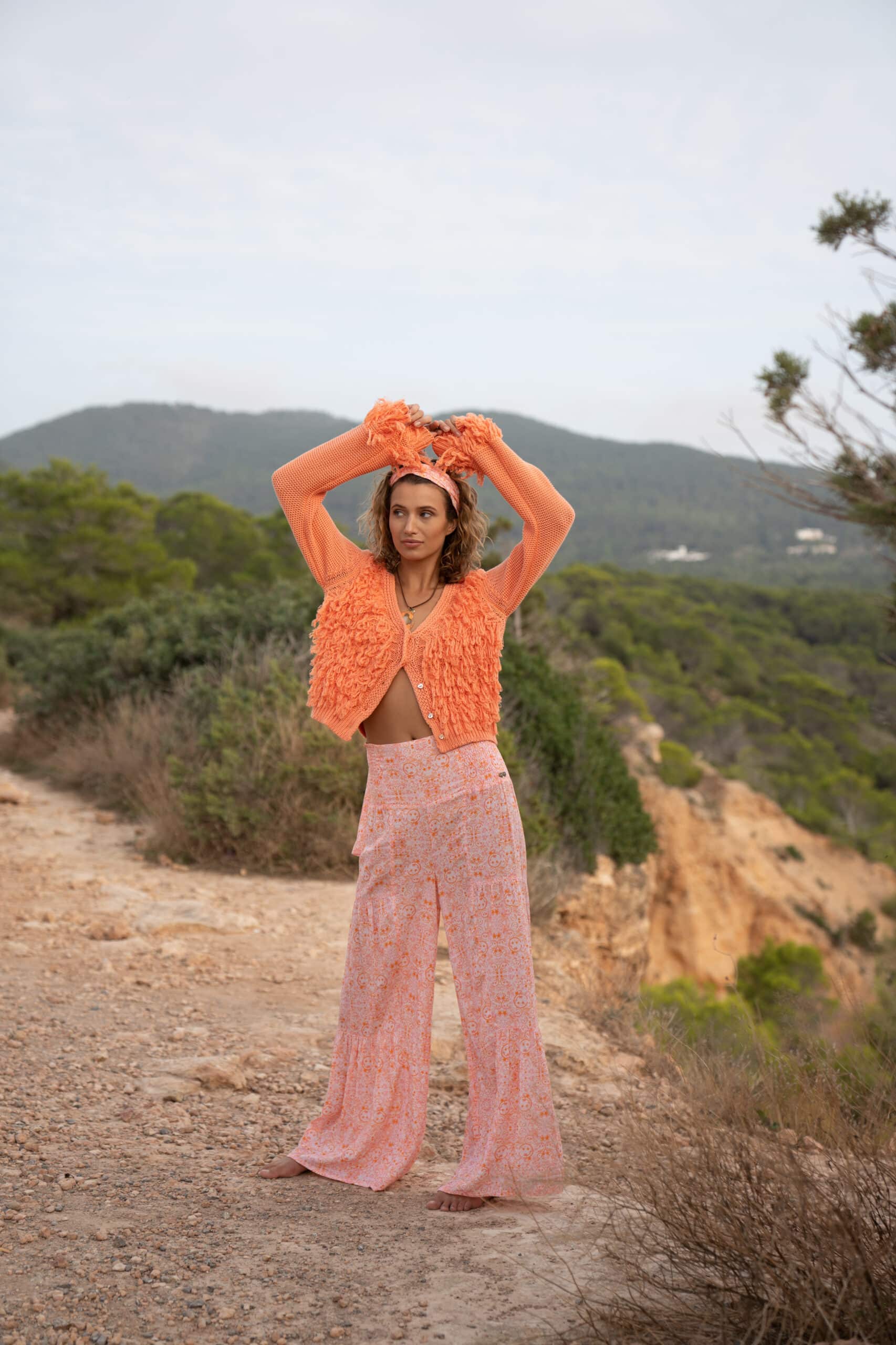 Wide Pants Do What You Love – Orange