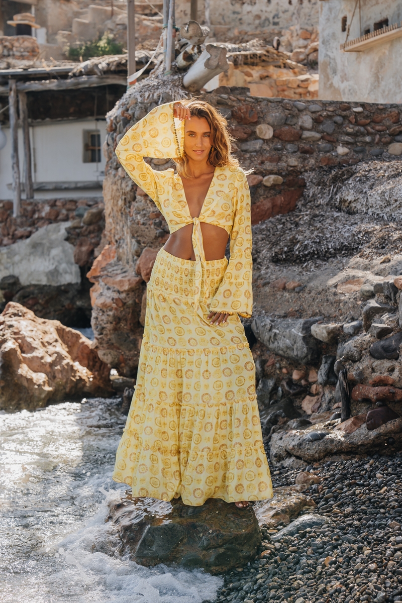 Maxi Skirt Sunshine of my life – Yellow