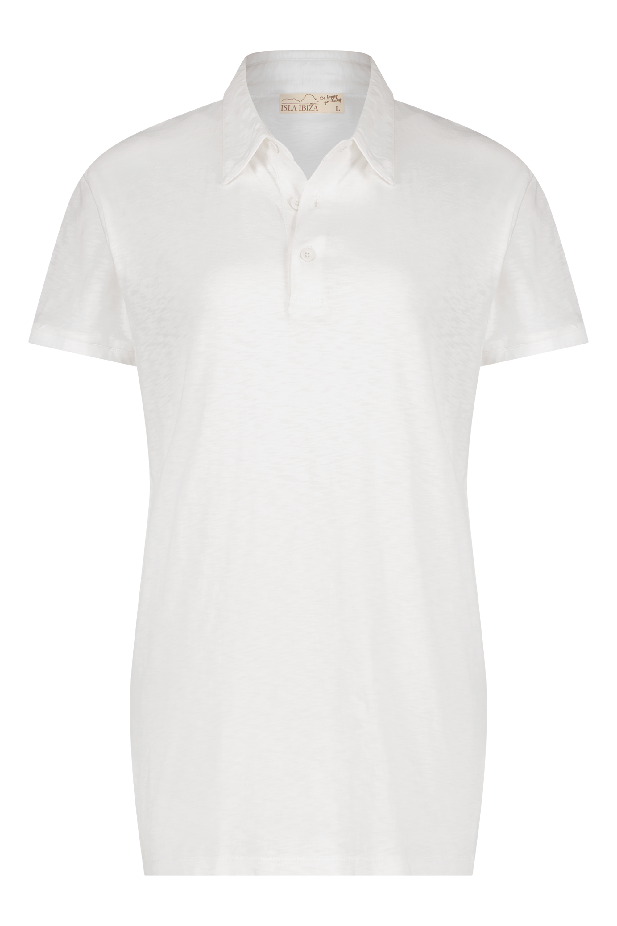 Short Sleeve Polo Shirt Botafoc – White